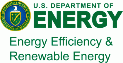 US Department of Energy logo subheading Energy Efficiency and Renewable Energy